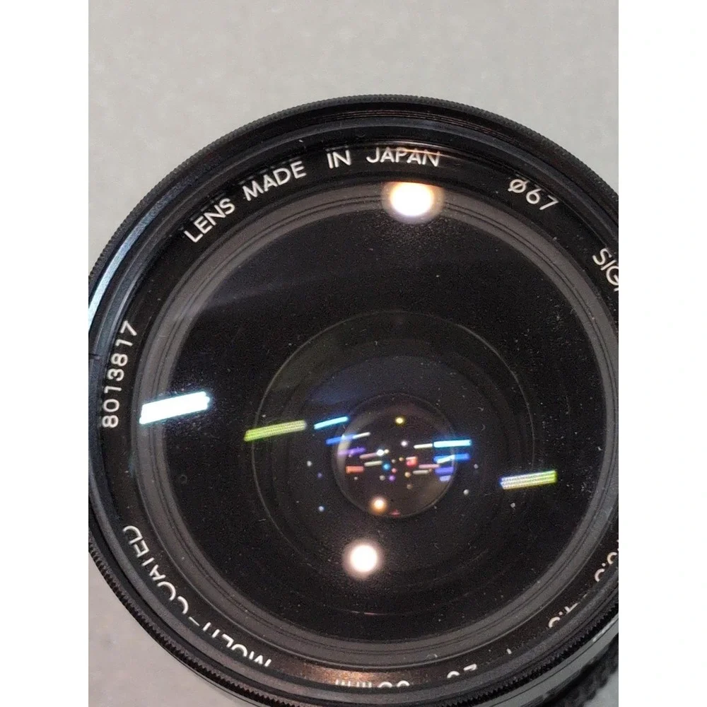 Sigma Zoom-II 28-85mm f/3.5-4.5 Lens for Minolta MD Mount Vintage Japan 8013817